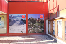 Décoration de vitrine - Association Touristique Aigle-Leysin-Col des Mosses, vitrines à Leysin